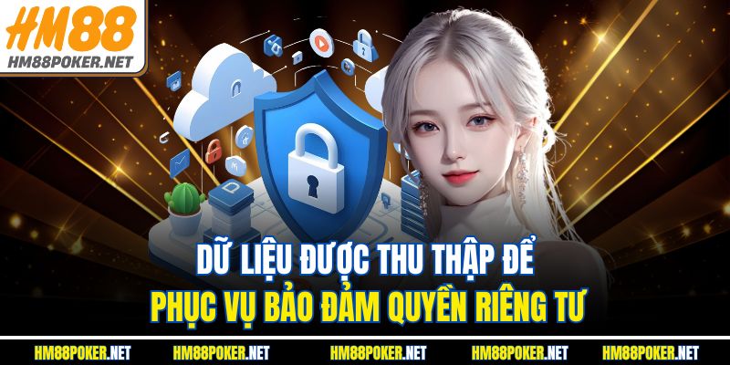 Dữ liệu được thu thập để phục vụ bảo đảm quyền riêng tư
