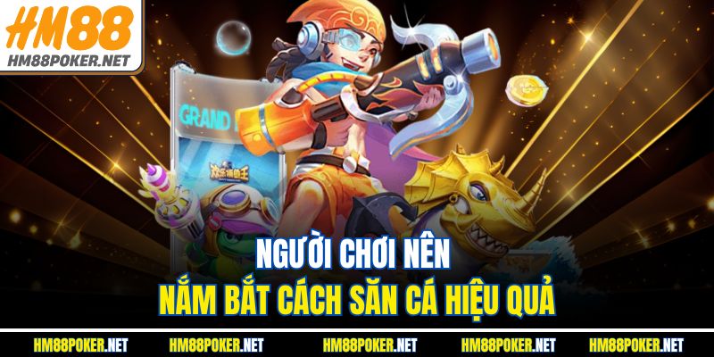 Người chơi nên nắm bắt cách săn cá hiệu quả