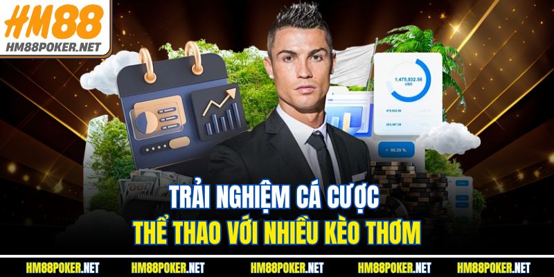 Trải nghiệm cá cược thể thao với nhiều kèo thơm